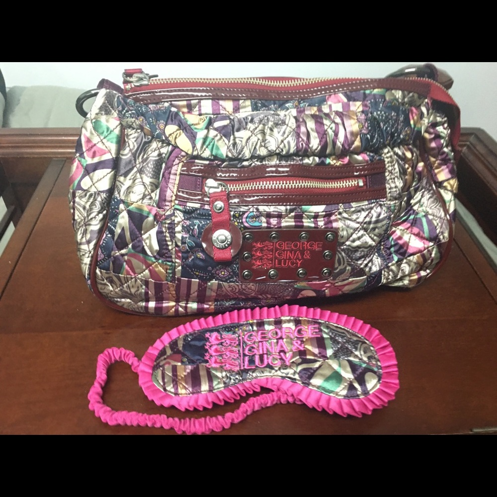 George Gina and Lucy Shoulder Bag - w/ Sleep Mask